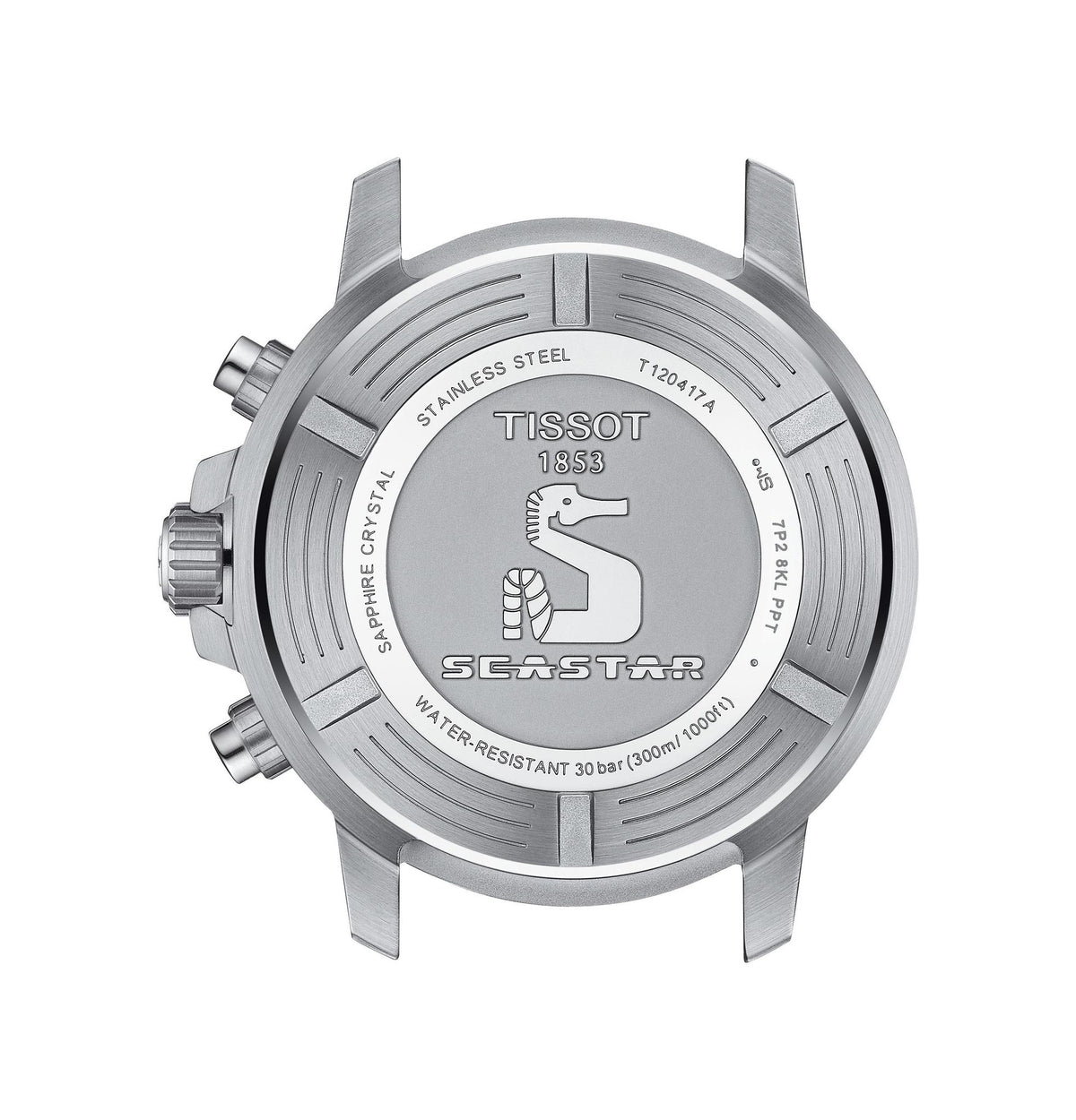 Tissot Seastar 1000 45.5mm Black Dial Chronograph Men's Watch T1204171705103
