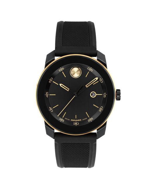 Movado Bold TR90 Black Dial Mens Watch 3601416