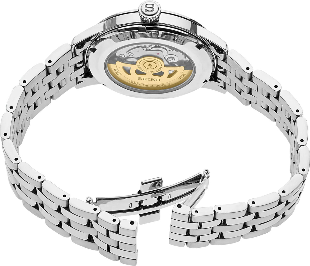 Seiko Presage Cocktail Time Automatic Mens Silver Dial Watch SRPB77