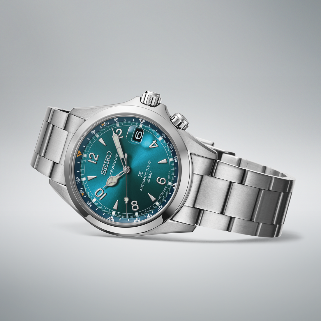 Seiko Prospex Land Alpinist Automatic Turquoise Dial Men's Watch SPB503