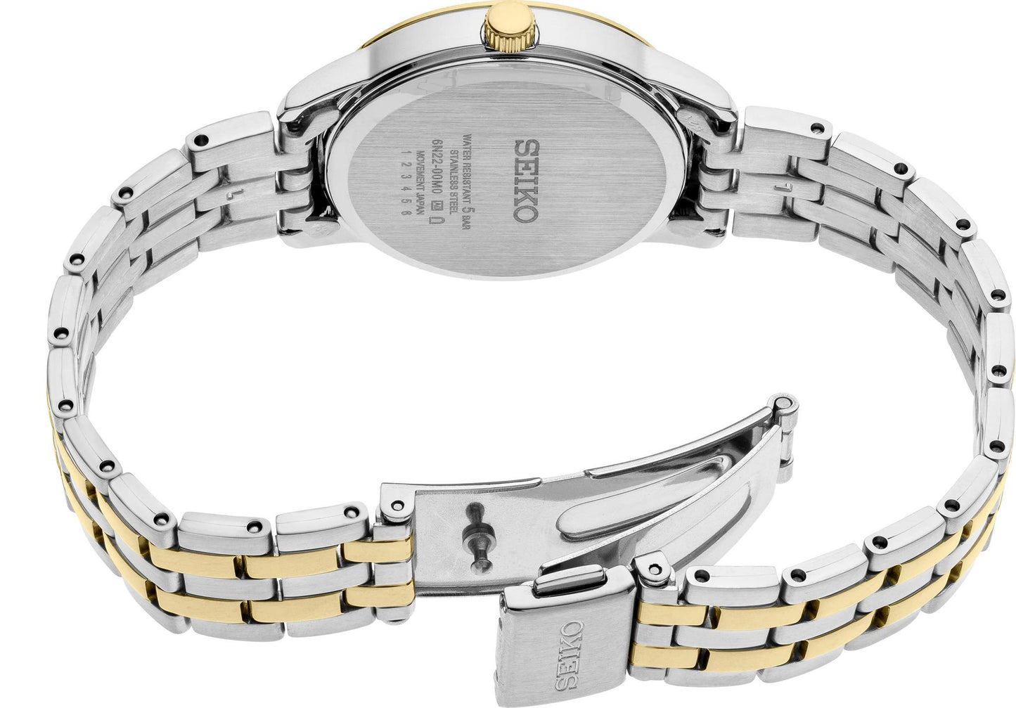 Seiko Essentials Quartz Two-tone Womens Watch SUR410