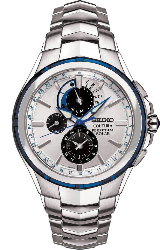 Seiko Coutura Perpetual Solar Chronograph Mens Watch SSC787