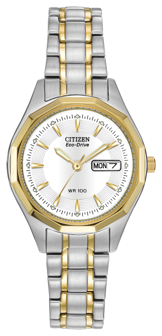 Citizen Corso Eco-Drive White Dial Womens Watch EW3144-51A