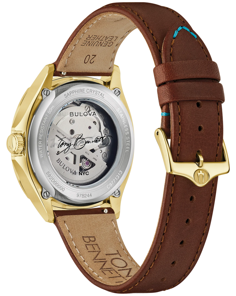Bulova Tony Bennett NYC Automatic Mens Watch 97B244