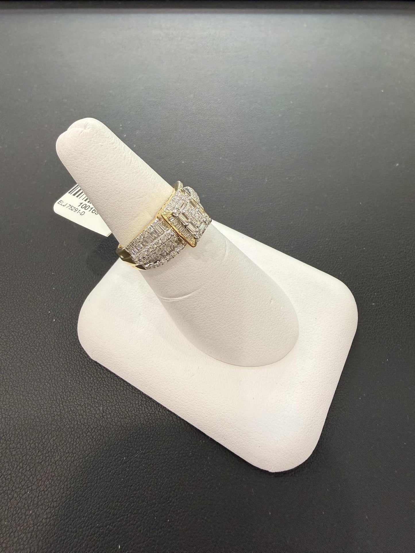 1.03ctw Diamond Baguette Engagement Bridal Ring 14K Yellow Gold
