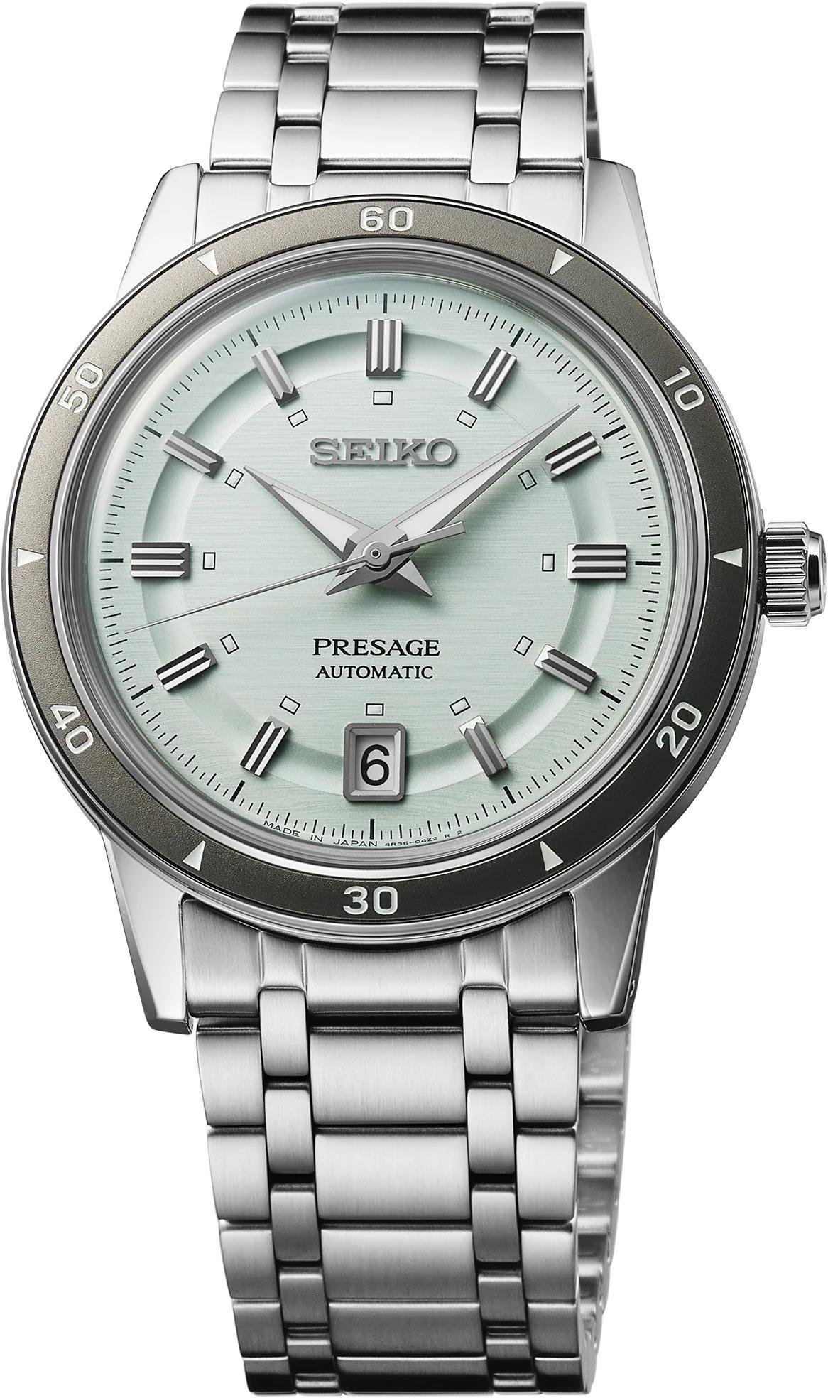 Seiko Presage Style 60s Automatic Green Dial Mens Watch SRPL71