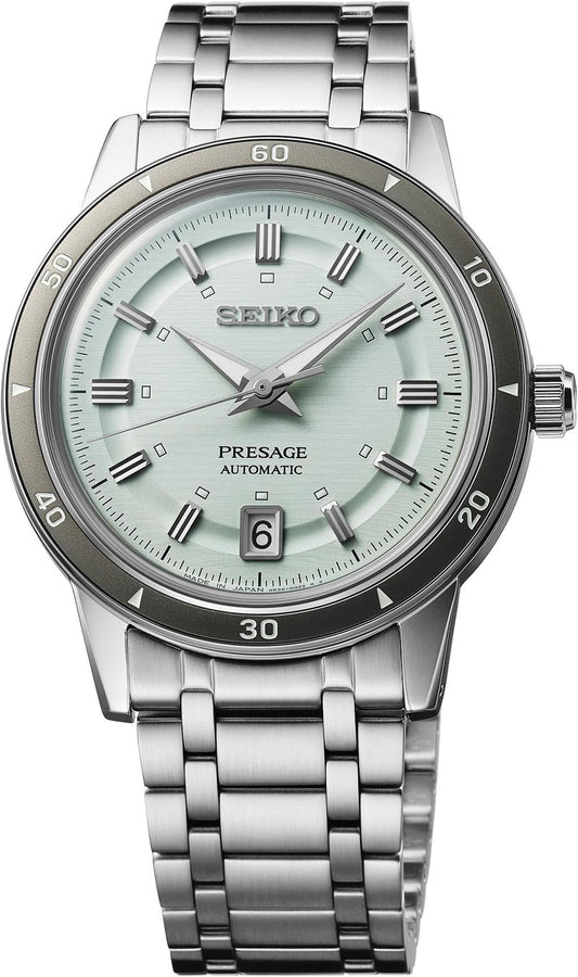 Seiko Presage Style 60s Automatic Green Dial Mens Watch SRPL71