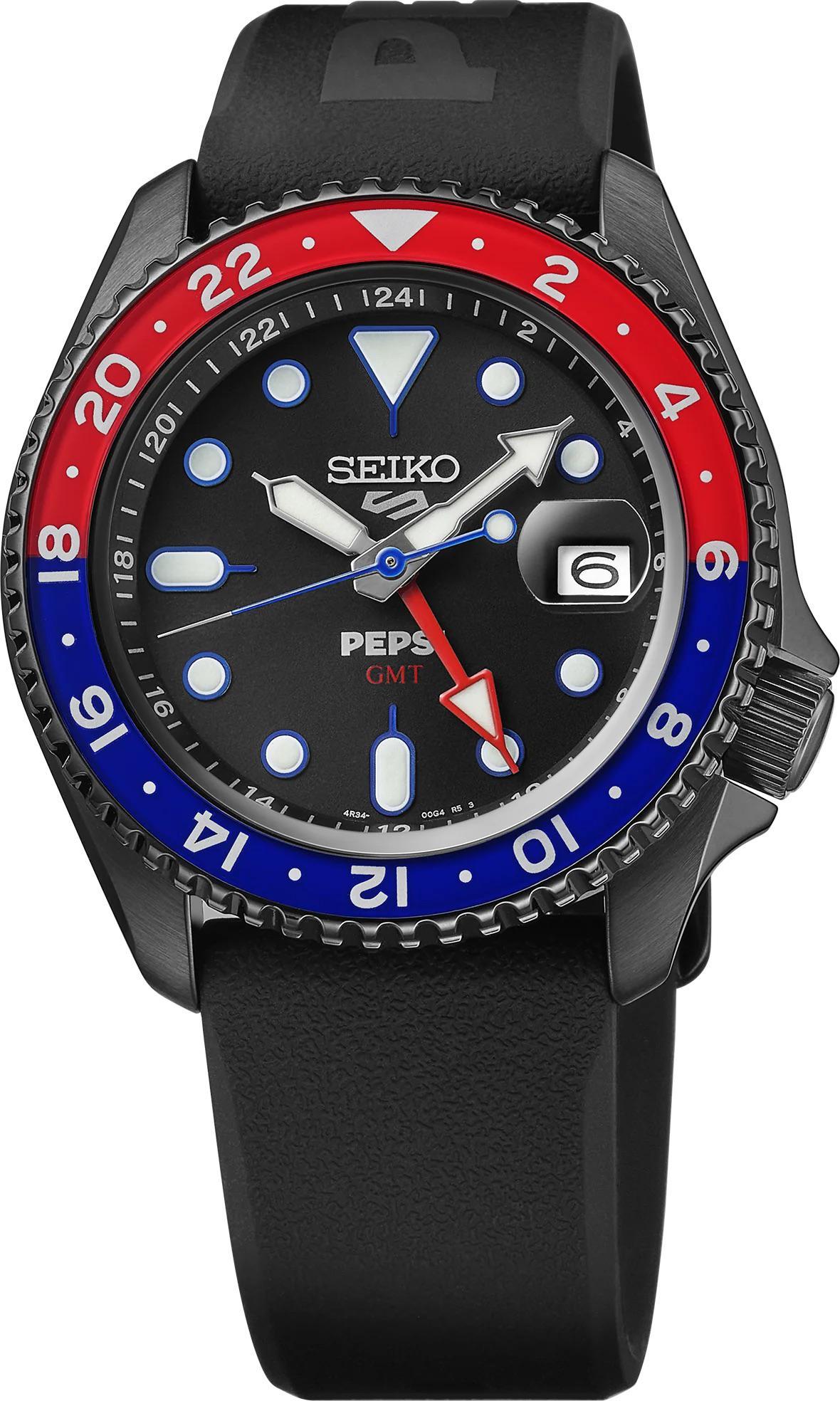 Seiko 5 Sport Automatic Pepsi Watch SSK047