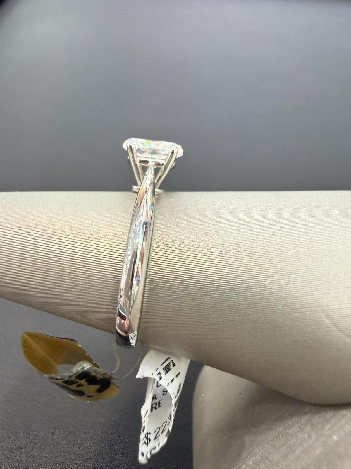 1.01ct GIA Certified Natural Oval Diamond Solitaire Engagement Ring 14K White Gold