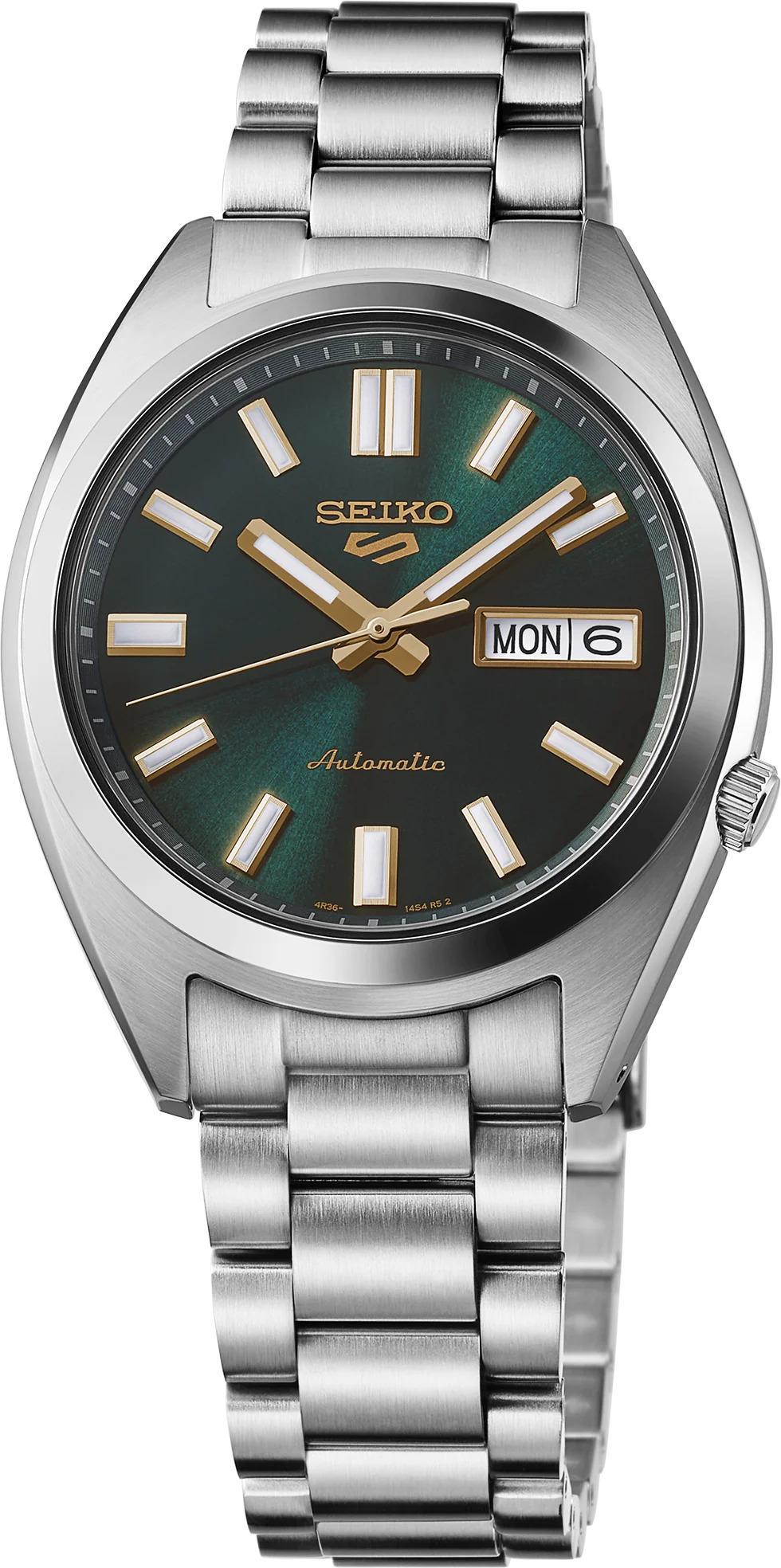 Seiko 5 Sports Automatic Mens Green Dial Watch SRPL57