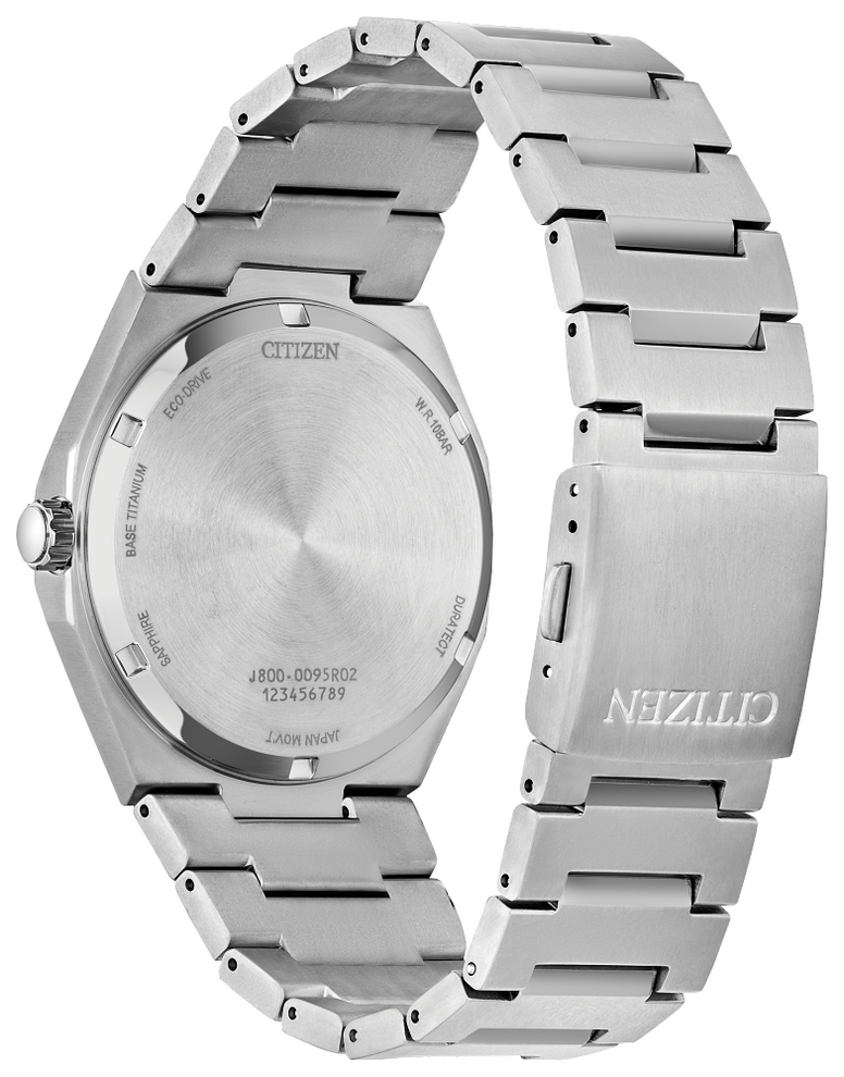 Citizen Zenshin Three-hand Blue Dial Super Titanium Mens Watch AW0130-85L