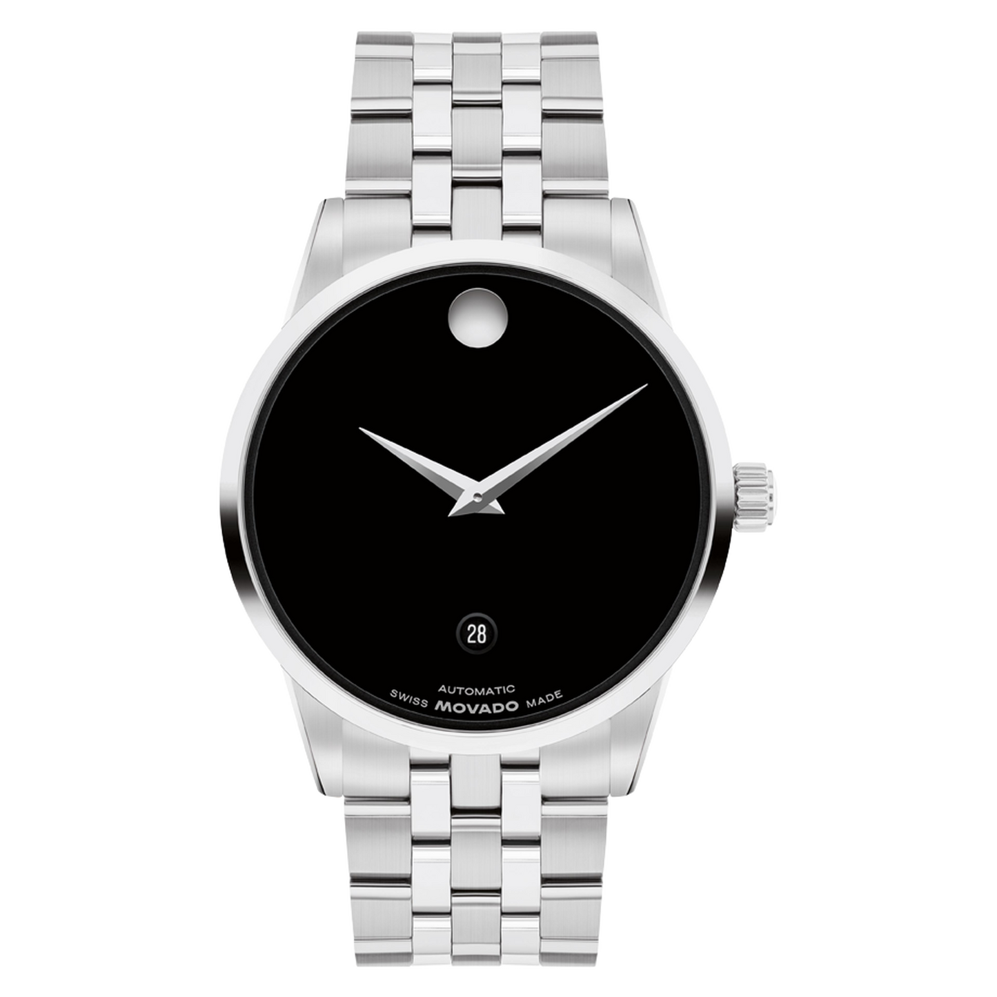 Movado Museum Classic Automatic Black Dial Watch 0608030