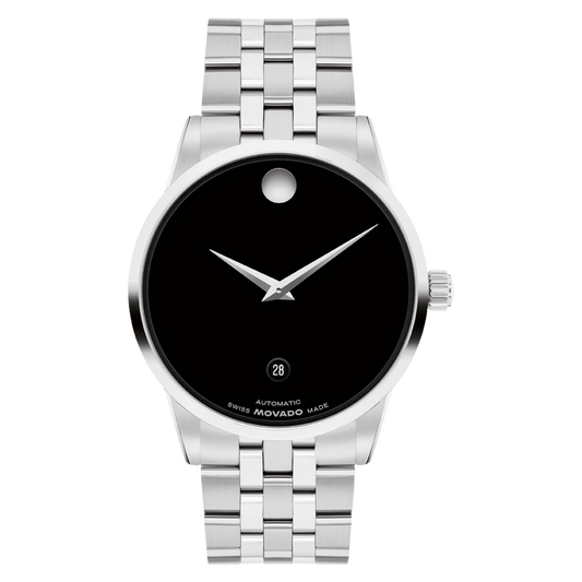 Movado Museum Classic Automatic Black Dial Watch 0608030