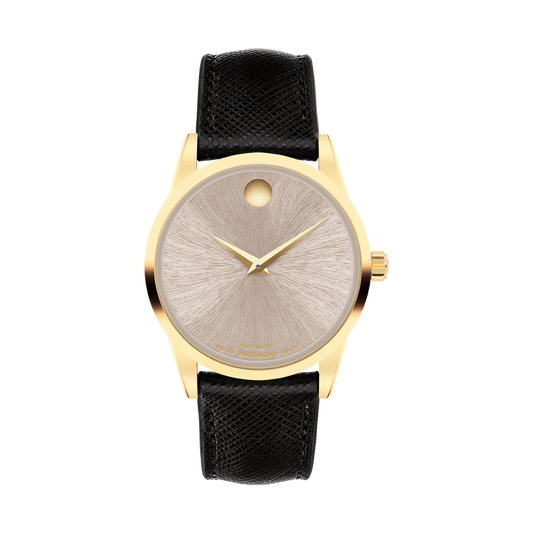 Movado Museum Classic Automatic Warm Grey Dial Watch 0608006