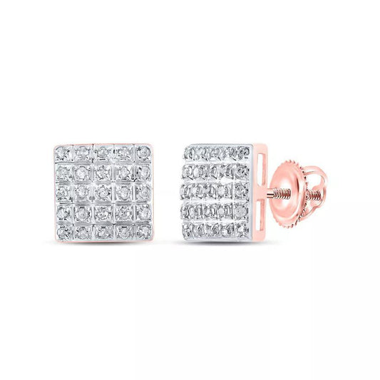 1/6ctw Diamond Earrings 10k Gold 162290