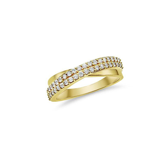 0.34ctw Diamond 14k Gold Ring 0809