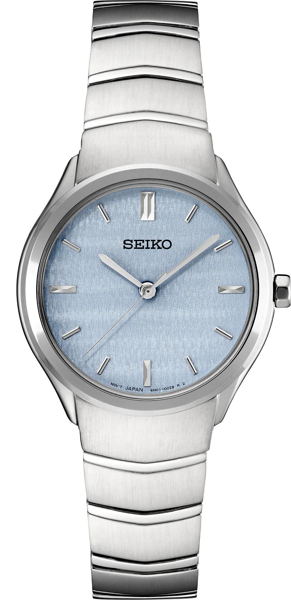 Seiko Essentials Collection Ladies Blue Dial Watch SUR549