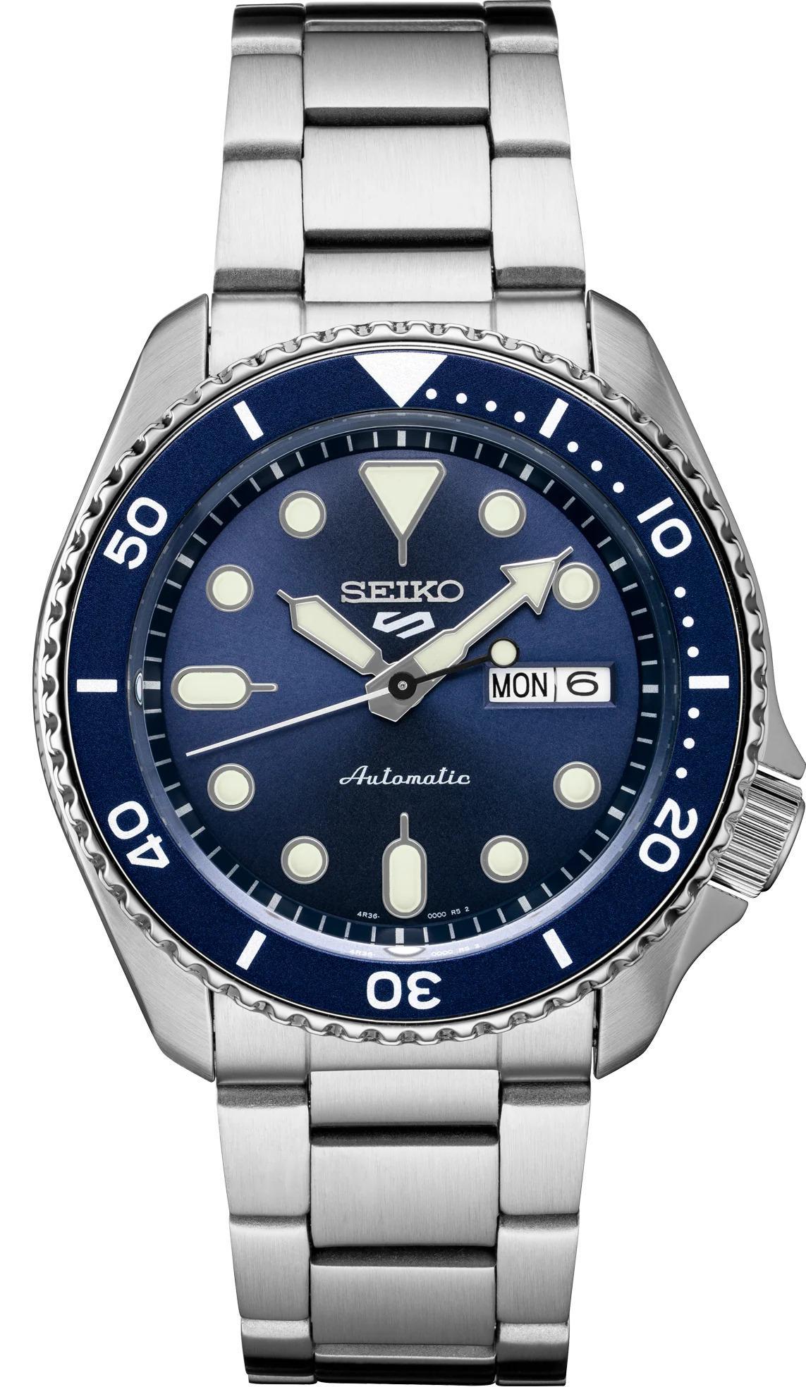 Seiko 5 Sports Automatic Blue Dial Mens Watch SRPD51