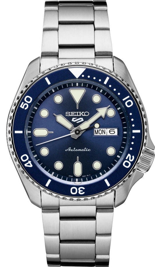 Seiko 5 Sports Automatic Blue Dial Mens Watch SRPD51