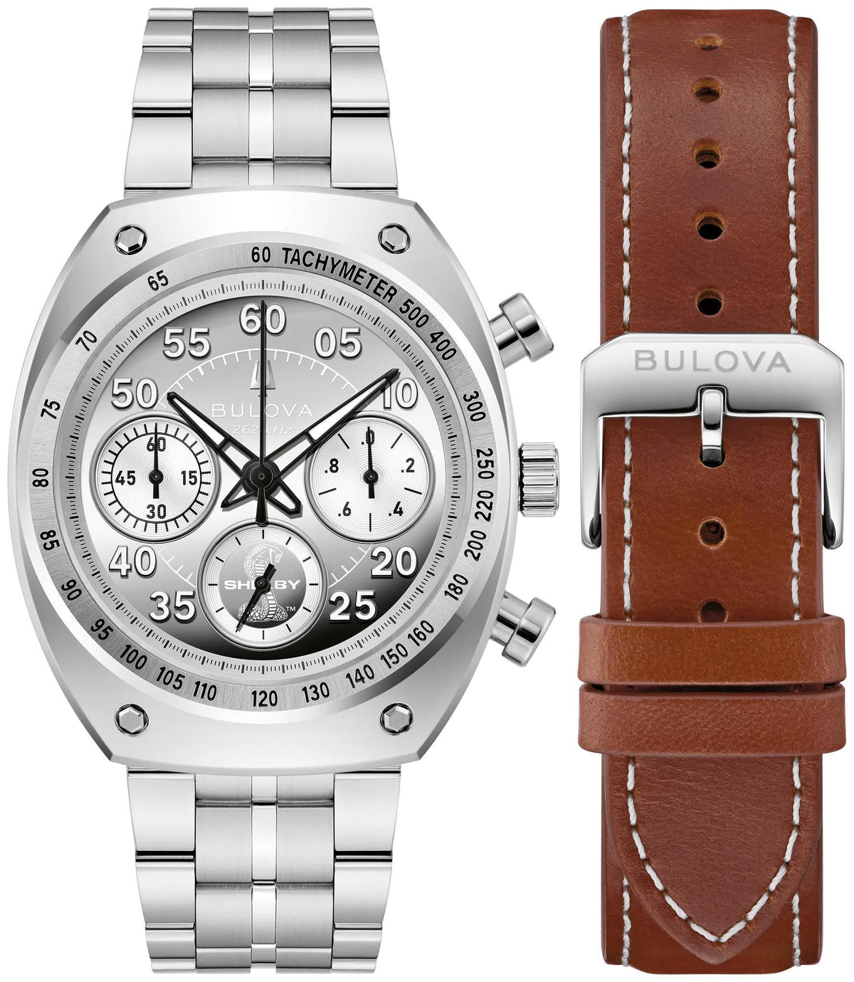 Bulova SHELBY® Racer Chronograph Set Limited Edition Watch 96K118