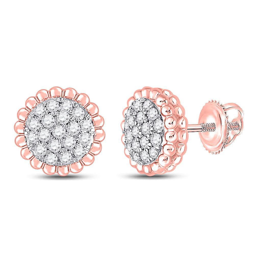 Buy Poppy Swarovski Big Silver Stud Earrings – Boldiful