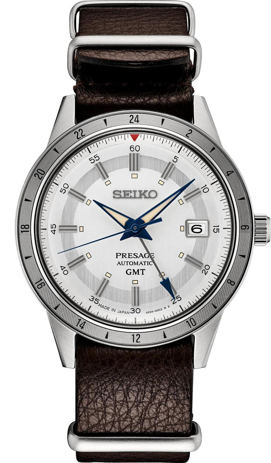 Seiko Presage GMT Automatic Men 110th Anniversary Limited Edition Watch SSK015