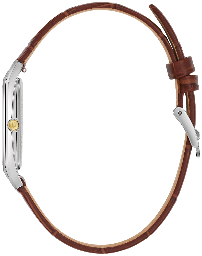 Bulova Sutton Rectangular Quartz Mens Watch 98B430