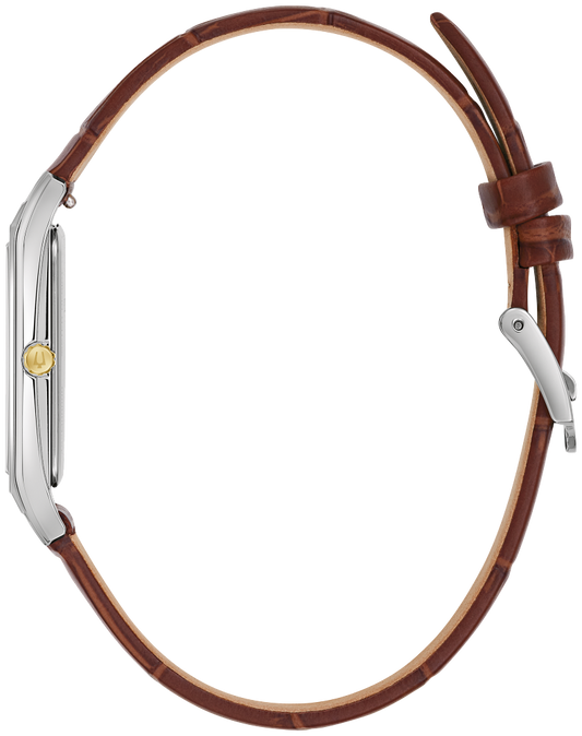 Bulova Sutton Rectangular Quartz Mens Watch 98B430