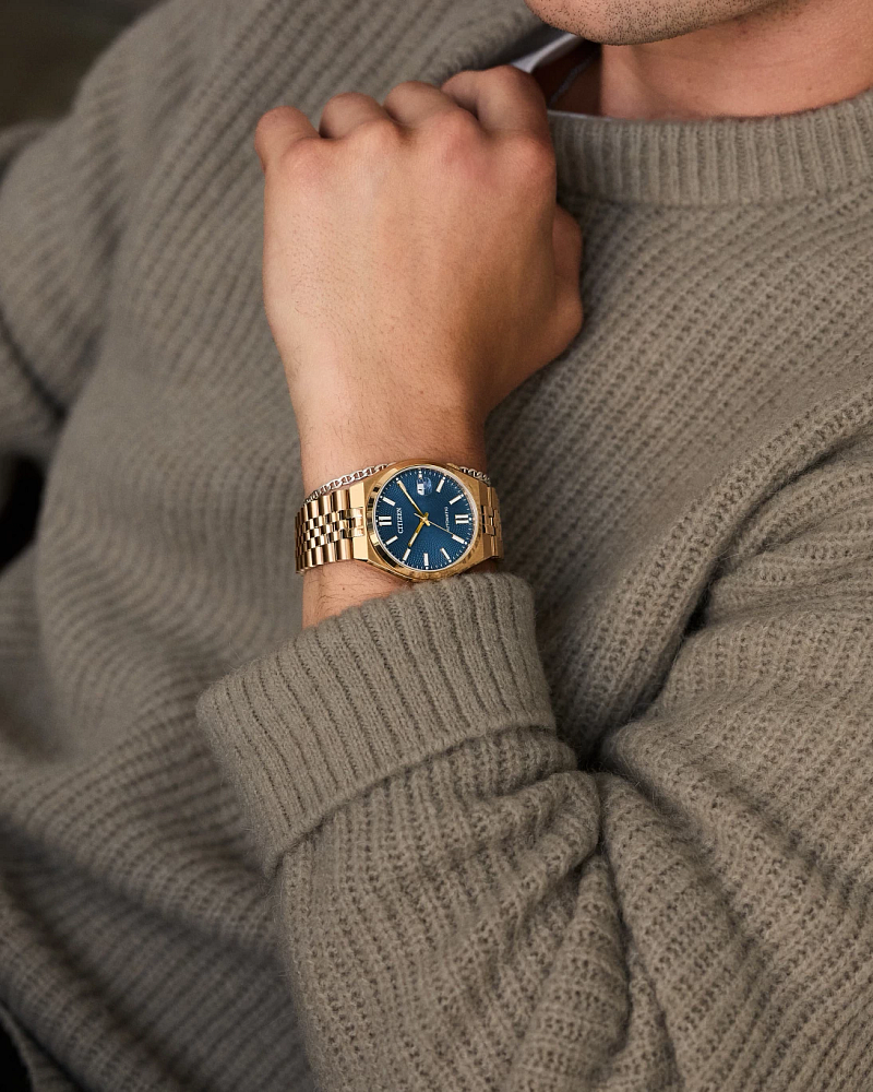 Citizen TSUYOSA Blue Dial Automatic Watch NK0023-57L