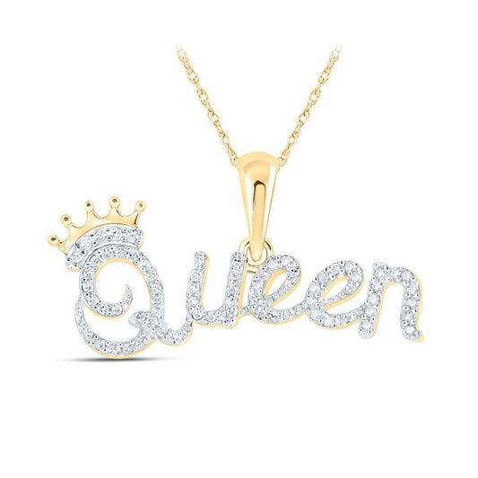 1/6ctw Diamond Pendant 10k Gold 160565