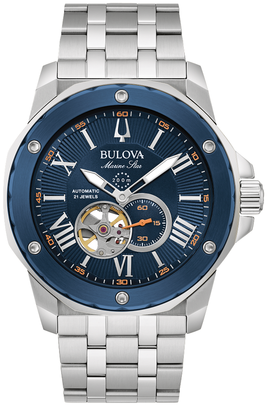 Bulova Marine Star Automatic Men Watch 98A302