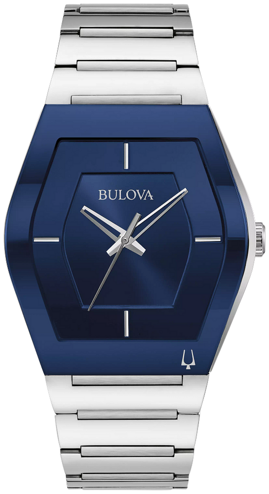 Bulova Gemini Blue Dial Men Watch 96A258