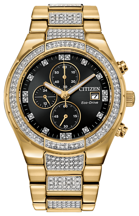 CITIZEN Crystal Eco-Drive Watch CA0752-58E