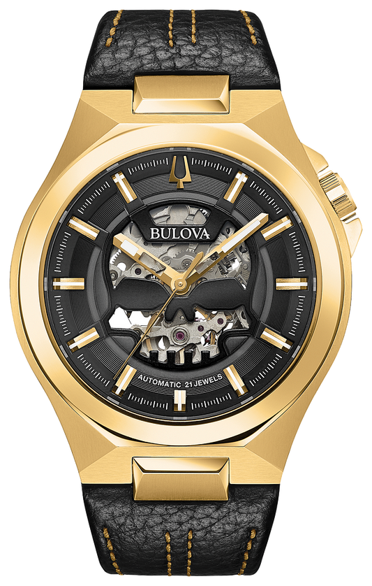 Bulova Maquina Skull Automatic Men's Watch 97A148