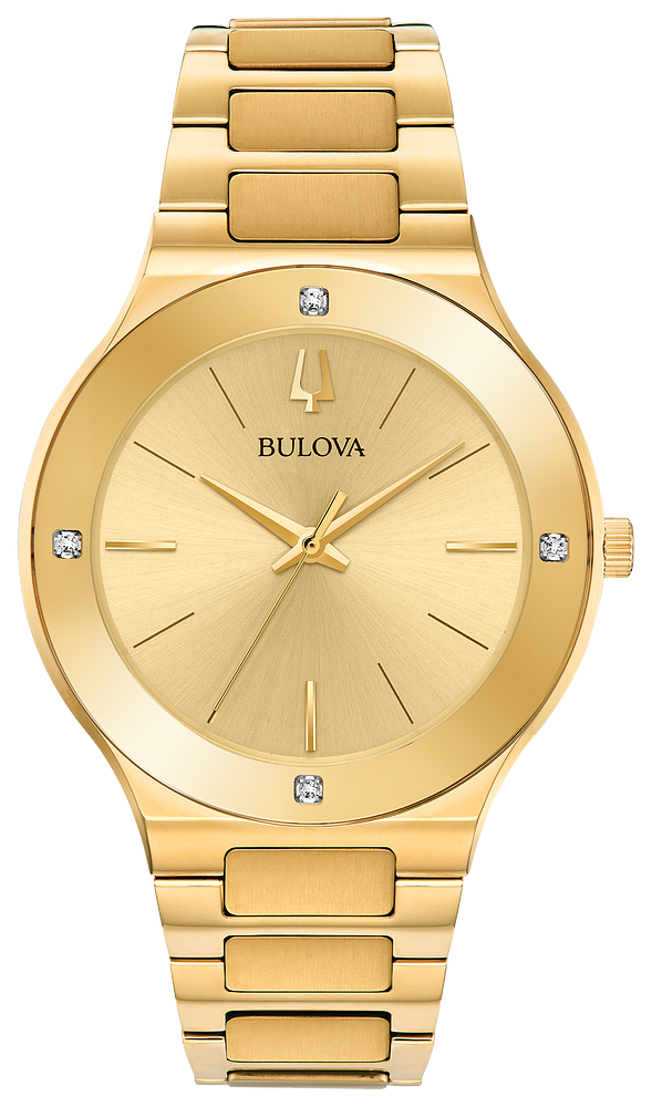 Bulova Futuro Millenia Gold Tone Mens Watch 97E100