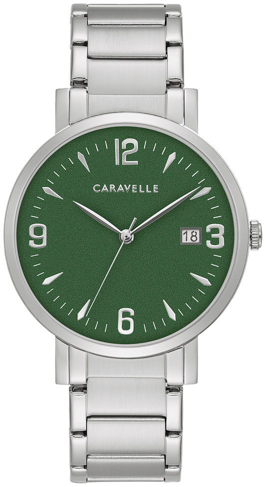 Caravelle Dress Men's Watch Green Dial 43A155