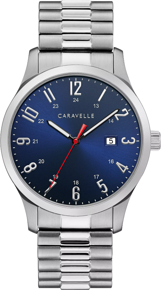 Caravelle Traditional Expansion Bracelet Men Watch 43B161