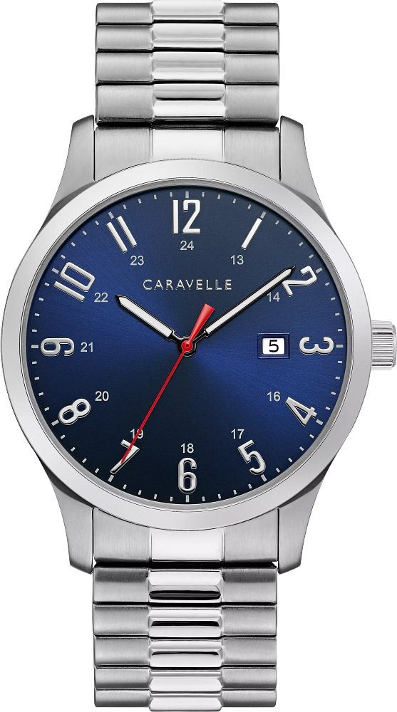 Caravelle Traditional Expansion Bracelet Men Watch 43B161