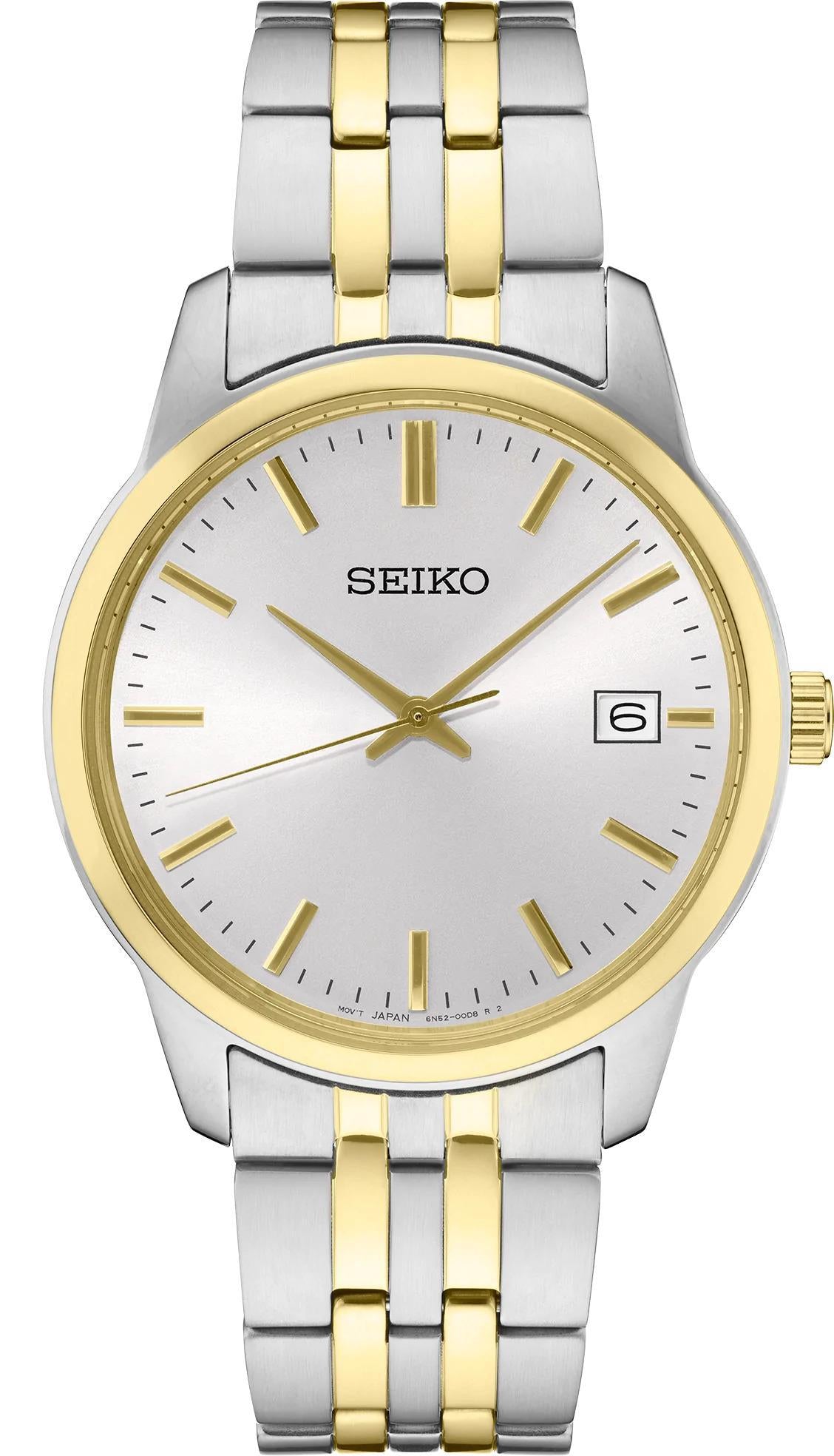 Seiko  Essentials Two Tone Men Watch SUR402