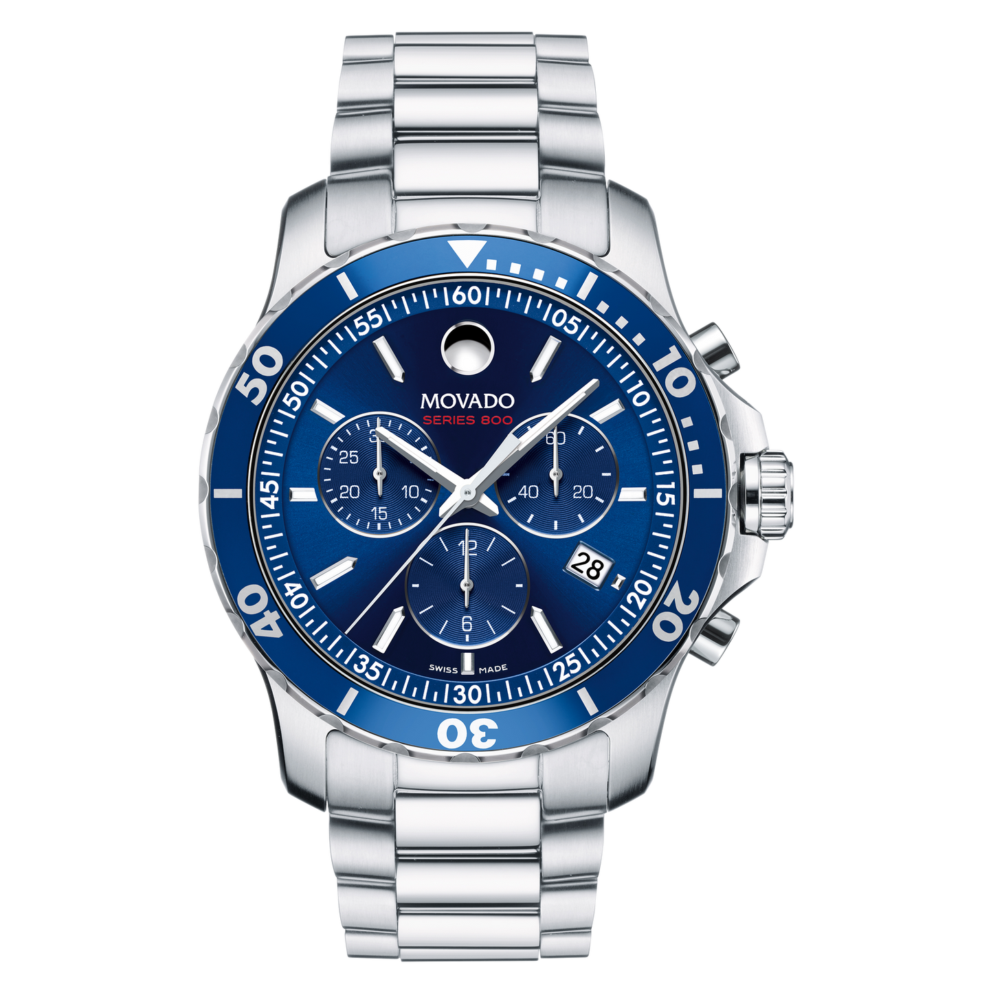 Movado Men's Watch Series 800 Blue Dial 2600141