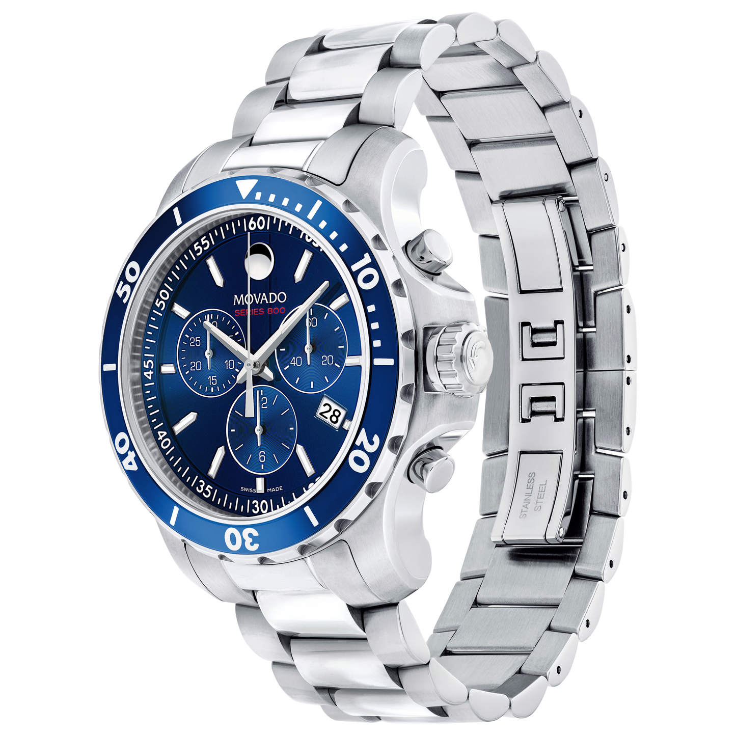 Movado Men's Watch Series 800 Blue Dial 2600141