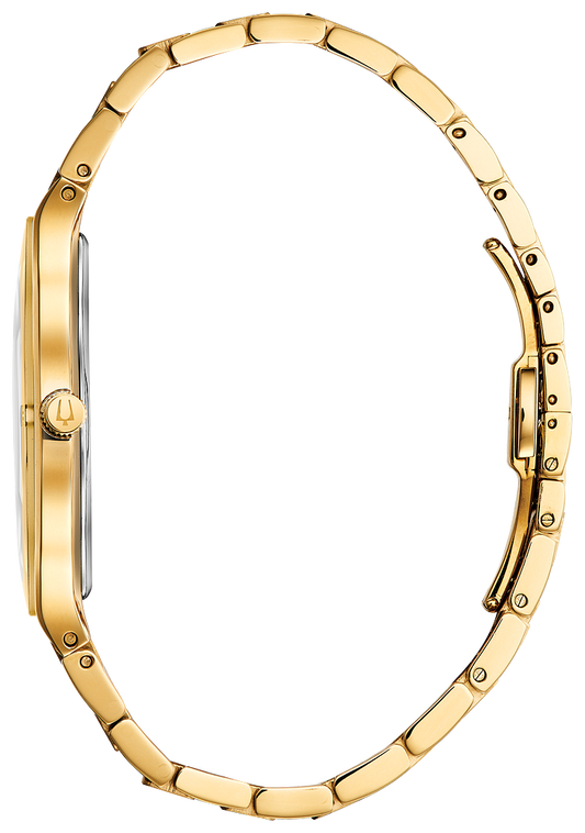 Bulova Futuro Millenia Gold Tone Mens Watch 97E100