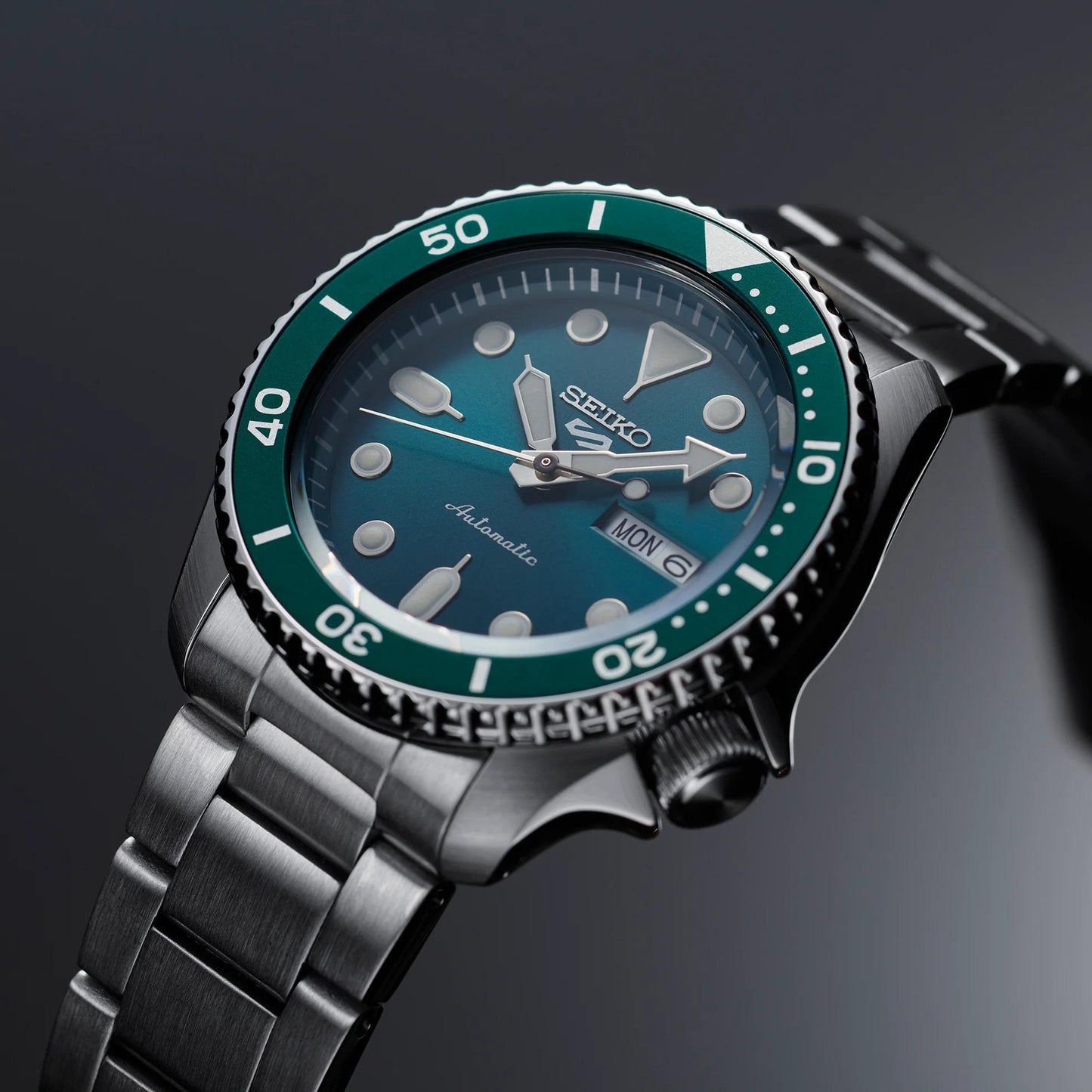 Seiko 5 Sport Automatic Green Dial Watch SRPD61