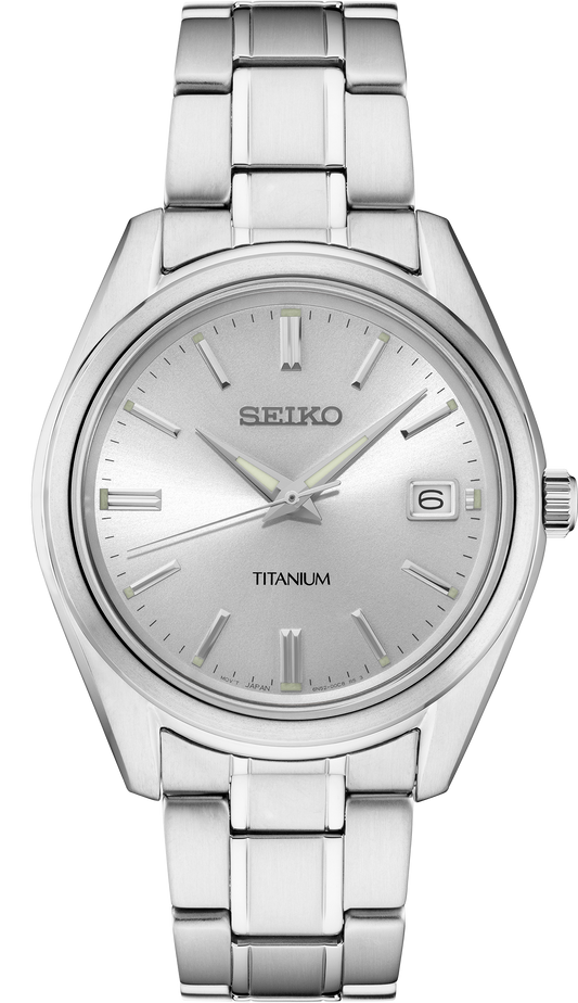 Seiko Essential Men's Watch Titanium SUR369